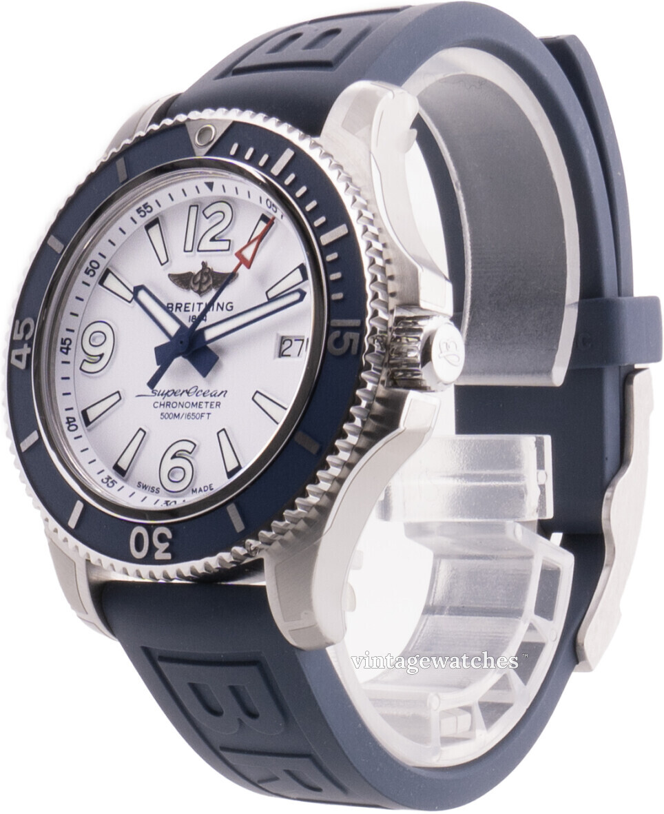 A17366D81A1S1 Breitling Superocean Ii 42 Hvid Gummi 42.00 mm 24.095